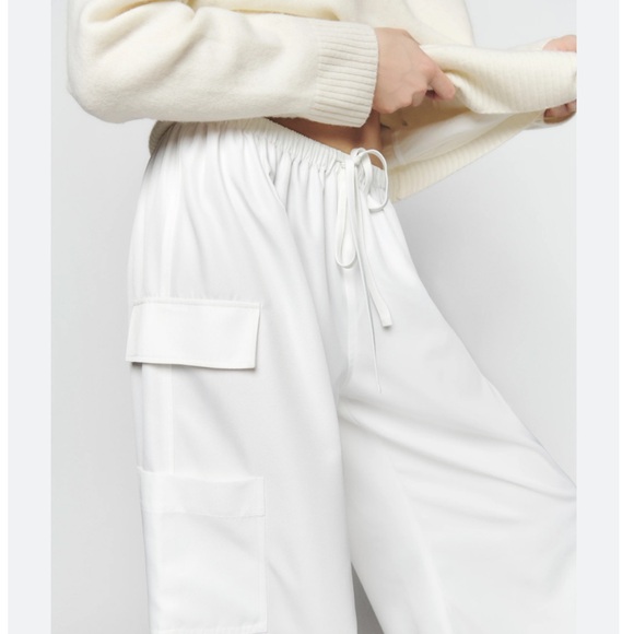 New Reformation Linen Wide-Leg Pants - Picture 4 of 16